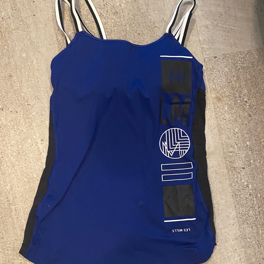Reebok les mills cobalt blue Top